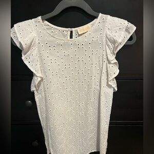 Lucy & Laurel, eyelet top, women’s XS